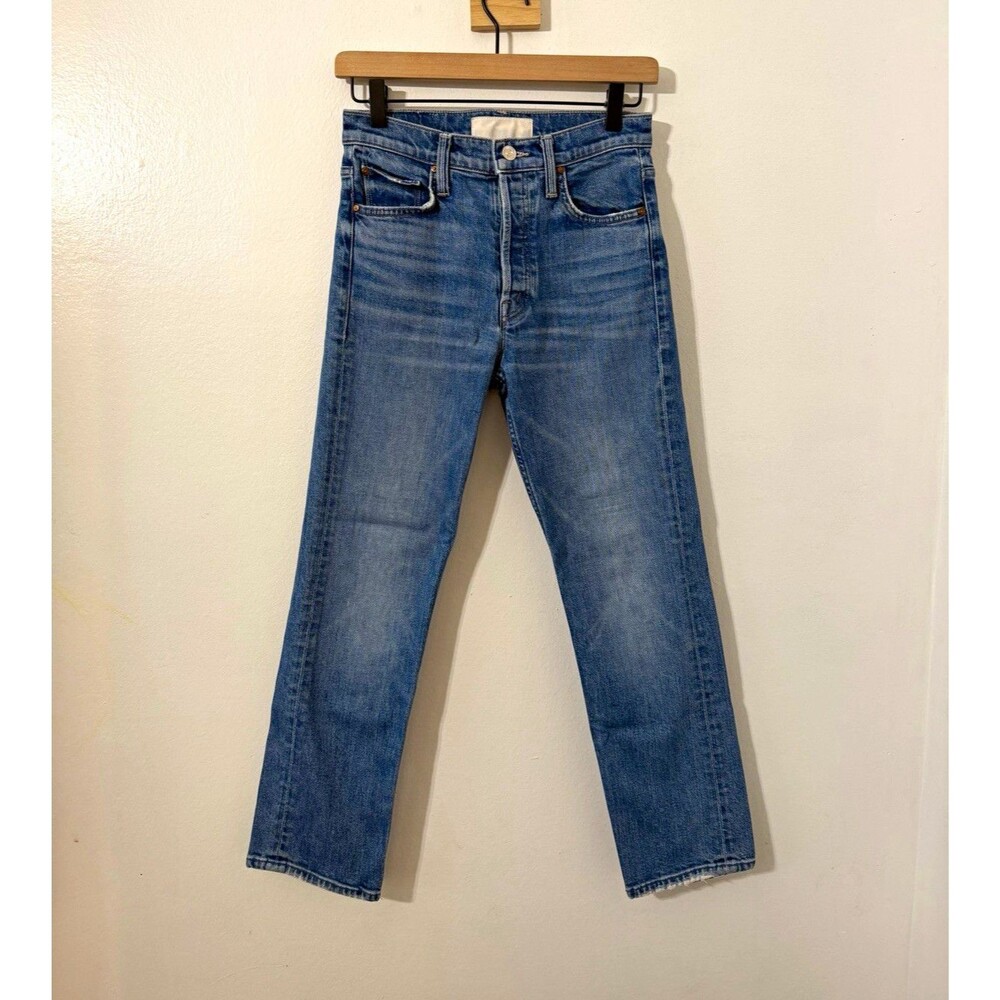 MOTHER Superior The Tomcat Slim Leg Jean Sz 26 Running With Scissors Med Wash